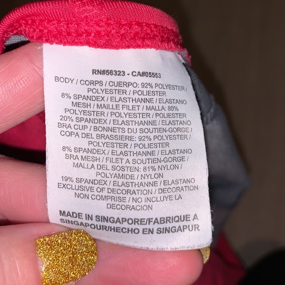 Nike pink racerback athletic workout sports bra - Picture 3 of 4